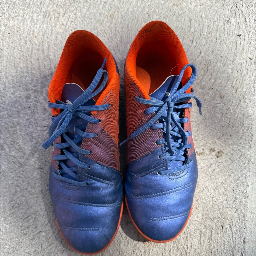 Puma Blue and Orange Athletic Shoes